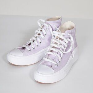Converse Chuck Taylor Platform High Tops in Lavender